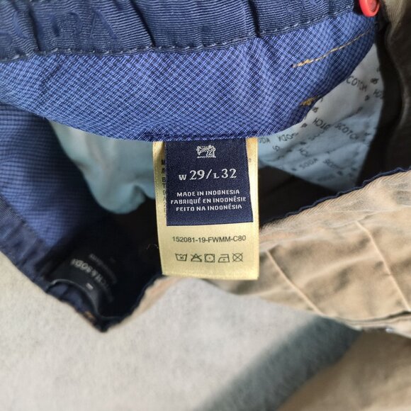 Scotch & Soda Mott Chino Pants Men W29 L32 Slim Fit Stretch Khaki Brown - Picture 6 of 12